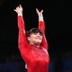 Alexa Moreno's floor routine featured music from the Demon Slayer anime.